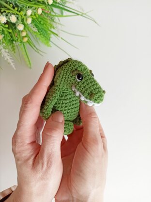 Crochet alligator pattern, easy crochet amigurumi crocodile