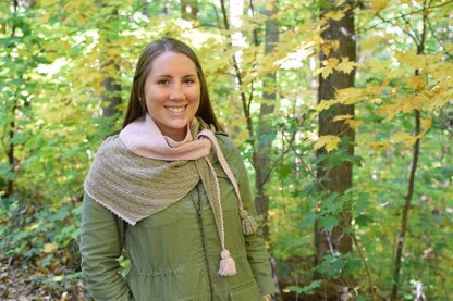 1-2-3 Chickadee Shawl