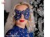 Carnival blue lace mask