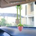 Crochet Strawberry Car Hanging