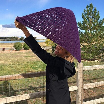 Xale Scarf Shawl - knitting pattern