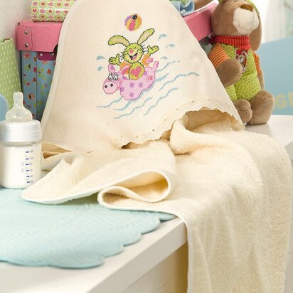 Friends Forever - Bathtowel with Hood in Anchor - Downloadable PDF