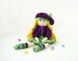 Doll Janet (Beads jointed ) knitted flat