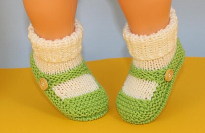 Baby One Button Sock and Slipper Booties