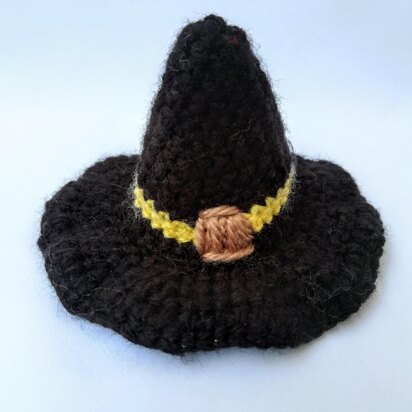 Crochet witch hat