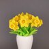 Crochet pattern daffodils bouquet of flowers or single flower
