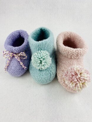 Toddlers Felted Slippers & Felted Booties