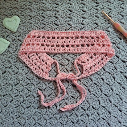 Crochet Romantic Lacy Headband Pattern