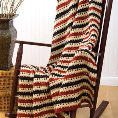 Cozy Man-Ghan Blanket in Caron Simply Soft - Downloadable PDF