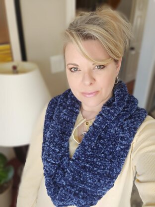 Easiest Rib Knit Cowl