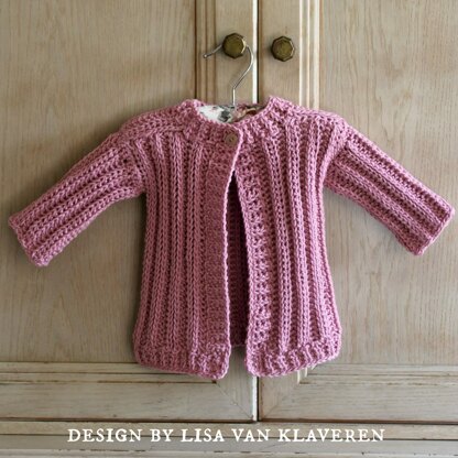 Petite Rib Baby Cardigan