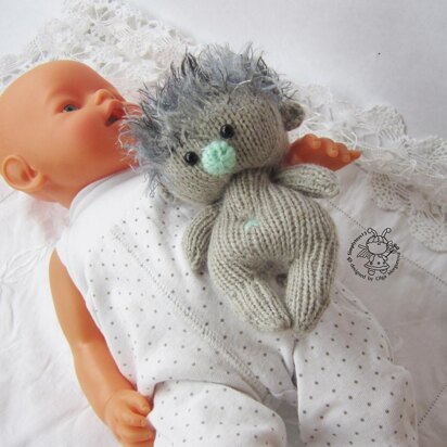 Toy for sleep. Hedgehog for small babies - knitting pattern
