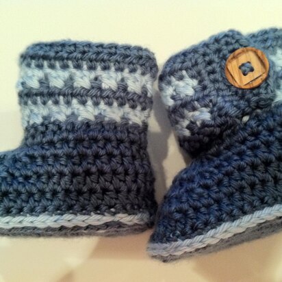 Little Boy Blue Booties