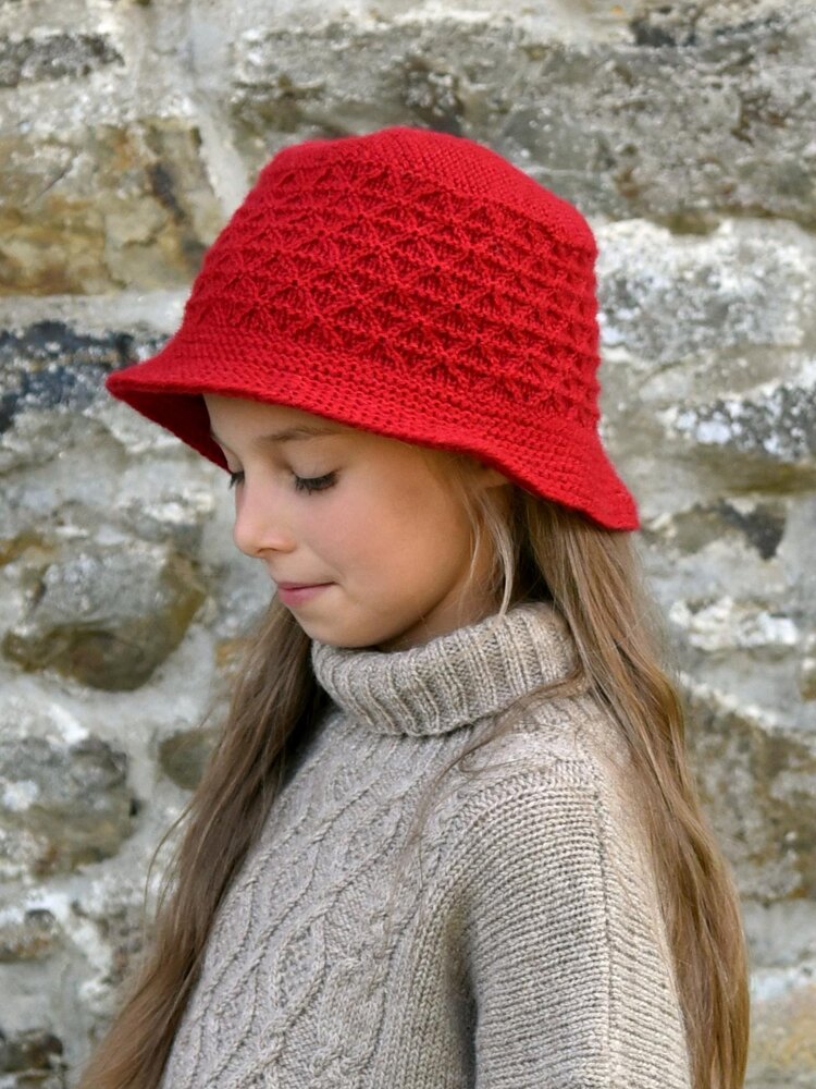 Trimetry Bucket Hat Knitting pattern by ViTalina Craft LoveCrafts