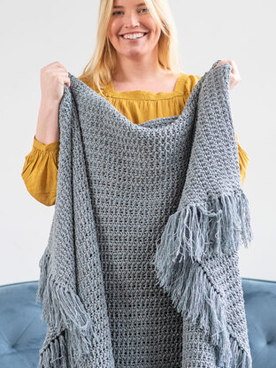 Amorie Blanket in Berroco  Remix Chunky - Downloadable PDF