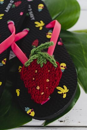 Strawberry Sandal Motif