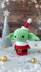 Baby Alien Christmas amigurumi