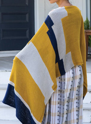 Color Field Wrap in Berroco Modern Cotton - 3-8 PDF