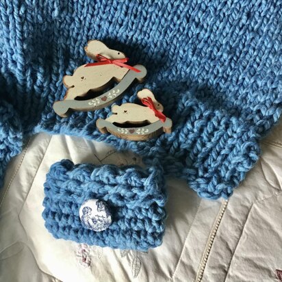 Blue Eyed Baby Blanket