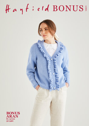 Cardigan in Hayfield Bonus Aran - 10611 - Downloadable PDF