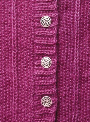 Seed and Slip Stitch Rib Cardigan #118