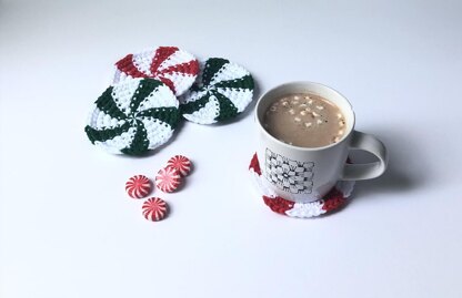 Peppermint Candy Coasters