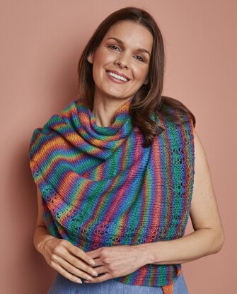 Bergenia shawl