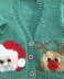 P107 Father Christmas and Rudolph Cardigans