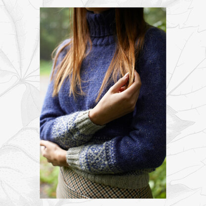 "Samantha Jumper" - Sweater Knitting Pattern For Women in Willow & Lark Woodland