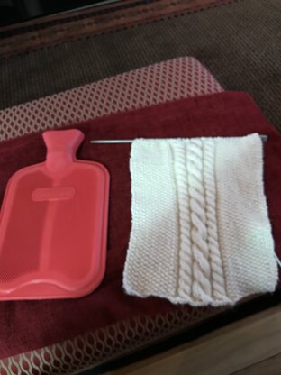 Hot water bottle cover