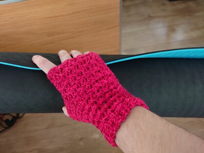 Star stitch yoga mitts