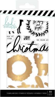 American Crafts Heidi Swapp Winter Wonderland Stamp & Die Set 11/Pkg - 592024