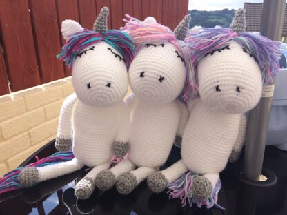 3 unicorns