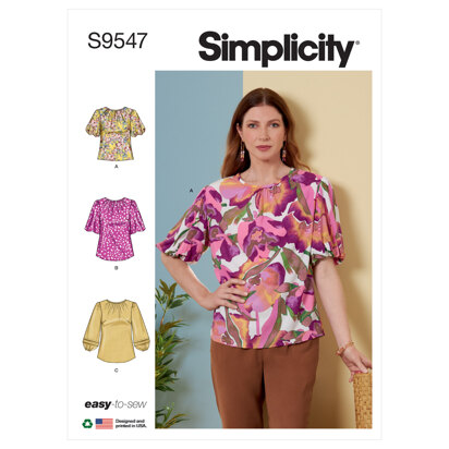 Simplicity Sewing Pattern S8982 Misses' Knit Two Piece Sweater