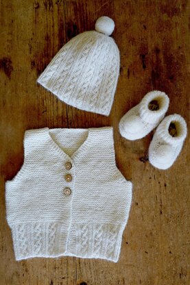 Millar Vest, Hat and Booties - Bc120