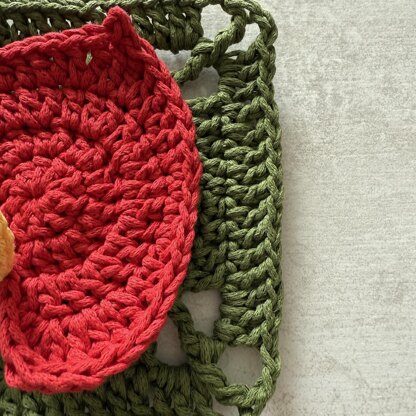 Anthurium Flower Granny Square