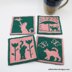 Cats in Spring Coasters