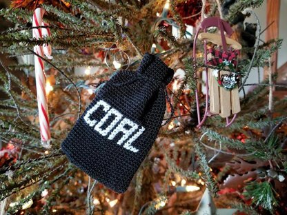 Coal Bag Ornament/Gift Card Holder