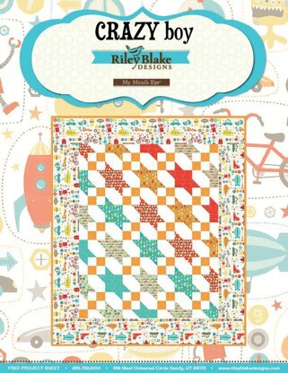 Riley Blake Crazy Boy - Downloadable PDF