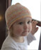 Striped Baby Hat in Plymouth Yarn Dreambaby DK Paintpot - F660 - Downloadable PDF