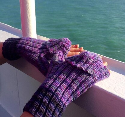 Alternating Current Flip-top mitts