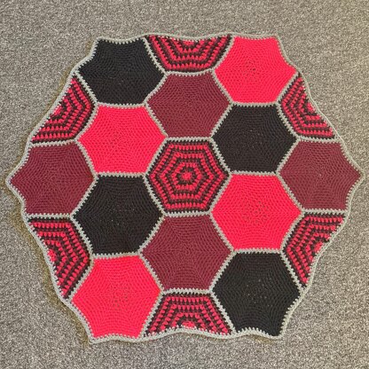 Tessellating Hexagon Throw