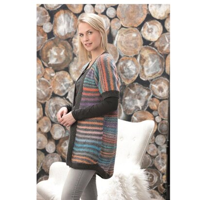 Rosalita Cardigan in Adriafil Zebrito & Bucaneve - Downloadable PDF