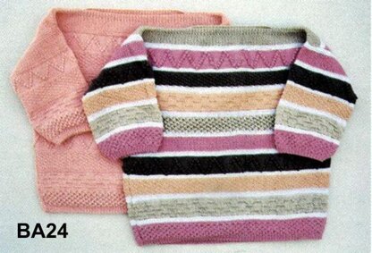 Multi Pattern Pullover - - Knit ePattern