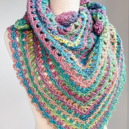 Candy Kisses Triangle Scarf