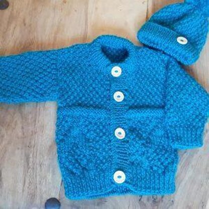 "Harper" Aran Baby Pattern