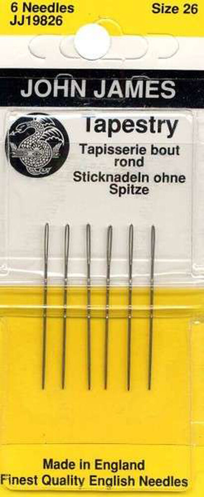 John James Size 26 Tapestry Needles(6)