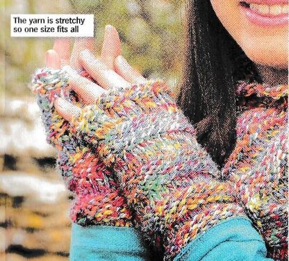 Chunky Scarf and Gloves