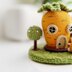Crochet fairy house, amigurumi house, crochet bunny pattern, Carrot House