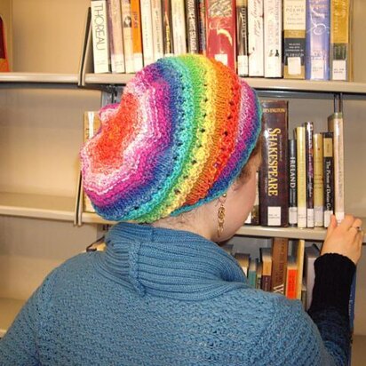 Slouchy Rainbow Rasta - knitting pattern